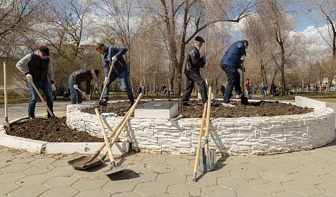 Уберем город после зимы 